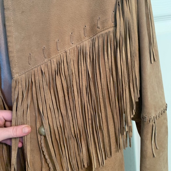 Scully Fringe 100% Suede Leather Jacket